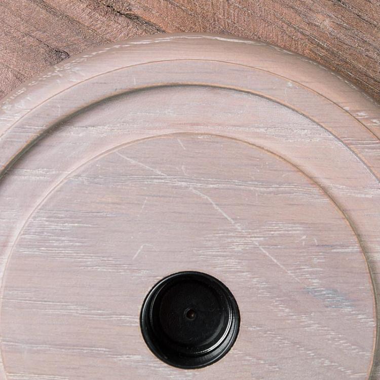 Дубовая подставка для свечи, S Candle Oak Plinth Holder Small