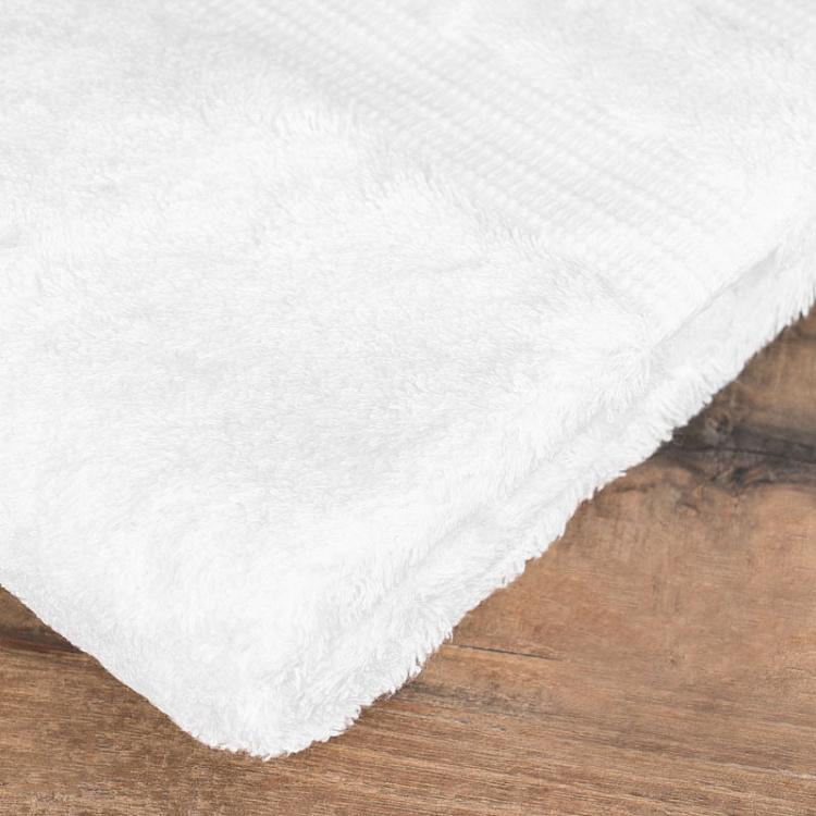 Белое махровое банное полотенце Лондон 70x140 см London Towel White 70x140 cm