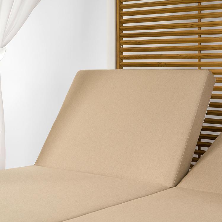 Белый садовый шатёр Каса Gazebo White Casa, Golden Teak