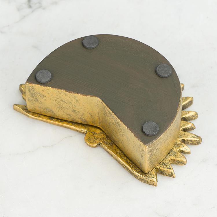 Шкатулка Пальмовый лист Tropical Leaf Box Gold