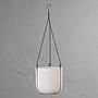 Подвесное кашпо Effectory Beton Hanging Bowl White Sand Small