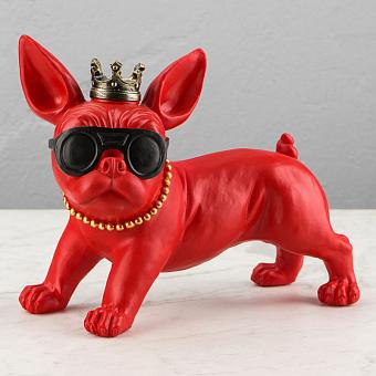 Frenchie With Sunglasses Red