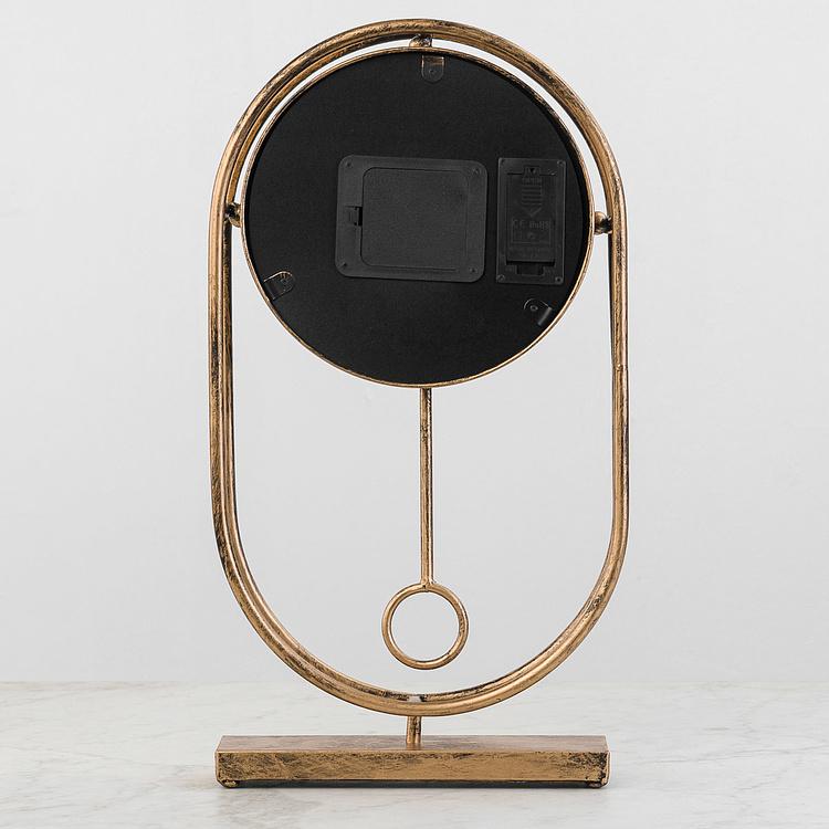 Настольные часы Индастриал Ретро с шестерёнками Industrial Retro Table Clock With Gears