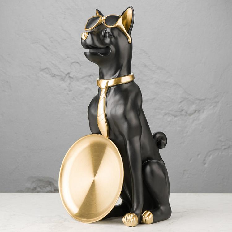 Подставка для мелочей и украшений Собака Санни Dog Sunny With Tray Figurine