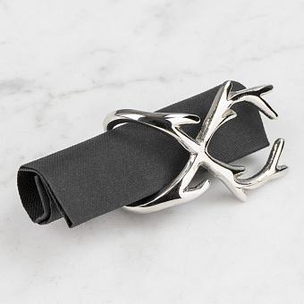 Antler Napkin Ring Silver
