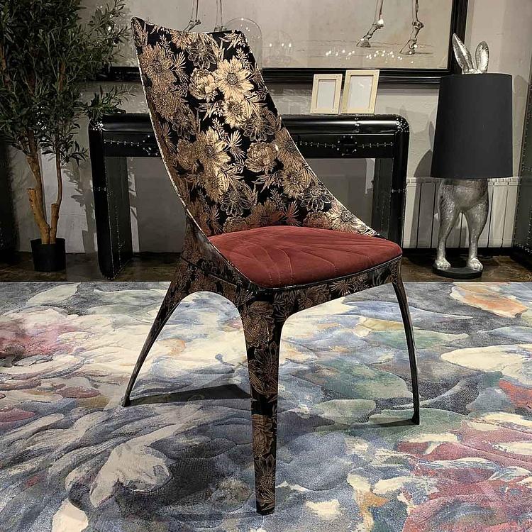 Стул Кавалло с цветочным узором Cavallo Dining Chair, Flower