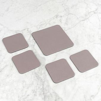 Set Of 5 Square Coasters
