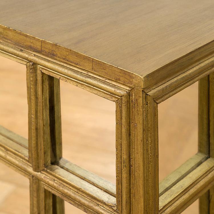 Прикроватный столик с зеркалами Фенестра  Fenestra Side Table