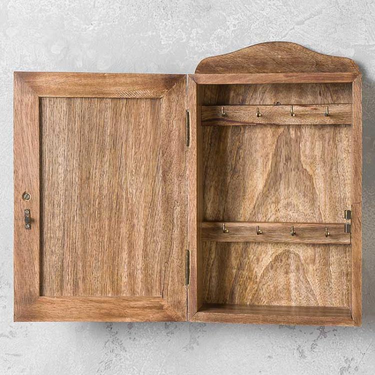 Ключница с латунными элементами Wall Key Box