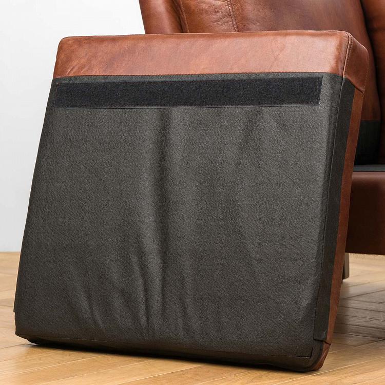 Кресло Линкольн, коричневые ножки Lincoln 1 Seater, Rustic Brown Ash PF