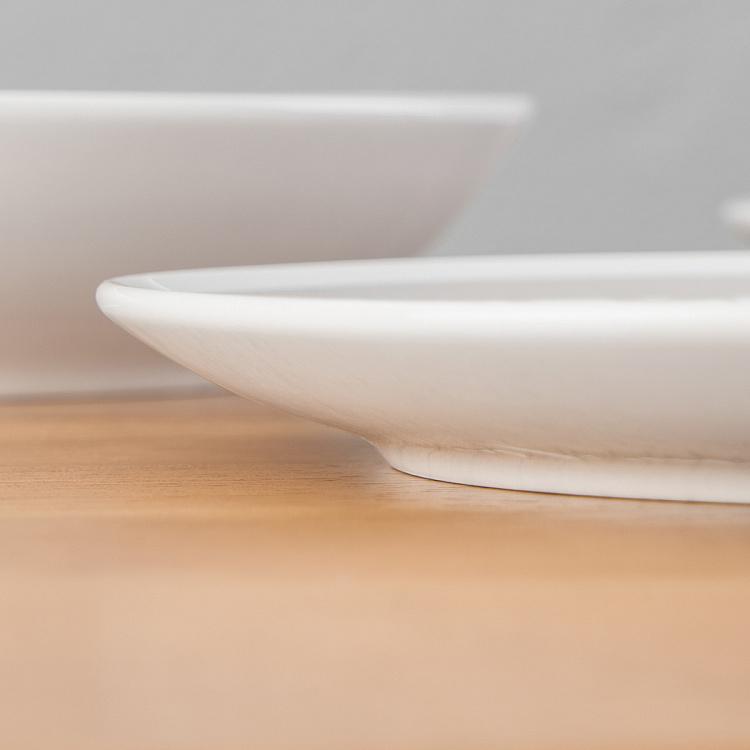 Набор из трёх тарелок Коричневая луна Set Of 3 Plates Moon Brown