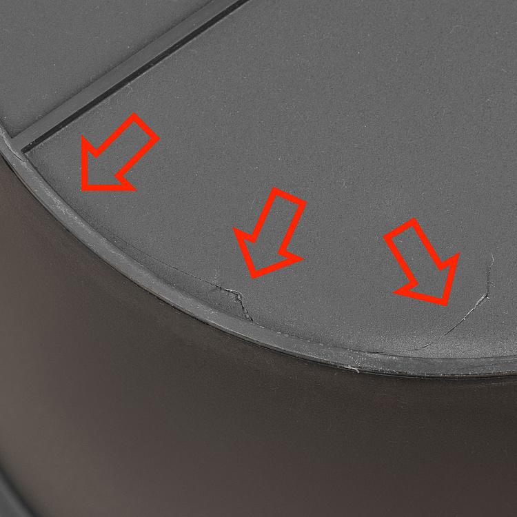 Кашпо-чаша Эффектори Металл золотая патина, L дисконт Effectory Metal Bowl Pot Rough Gold Patina Large discount