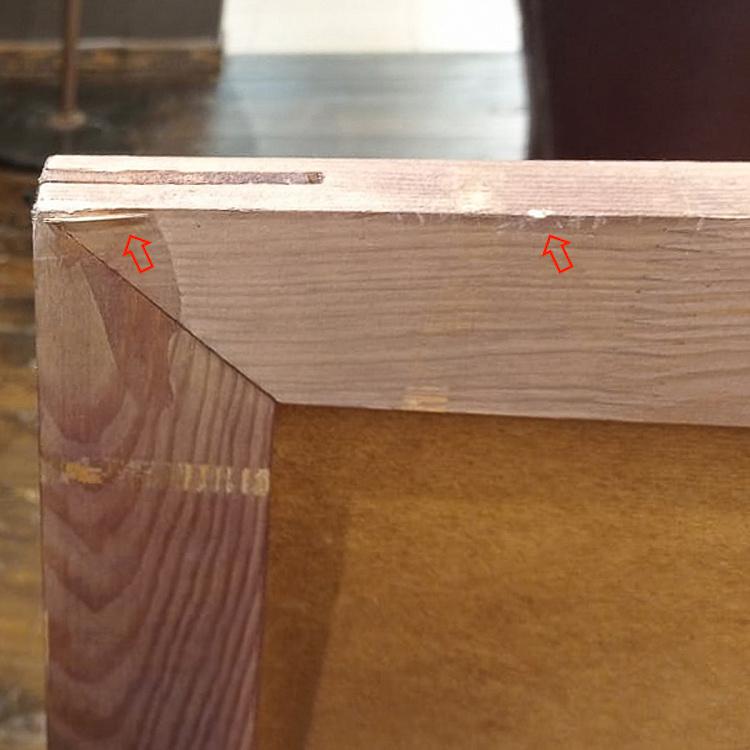 Картина на коже Два бульдога дисконт 2 Bulldogs discount