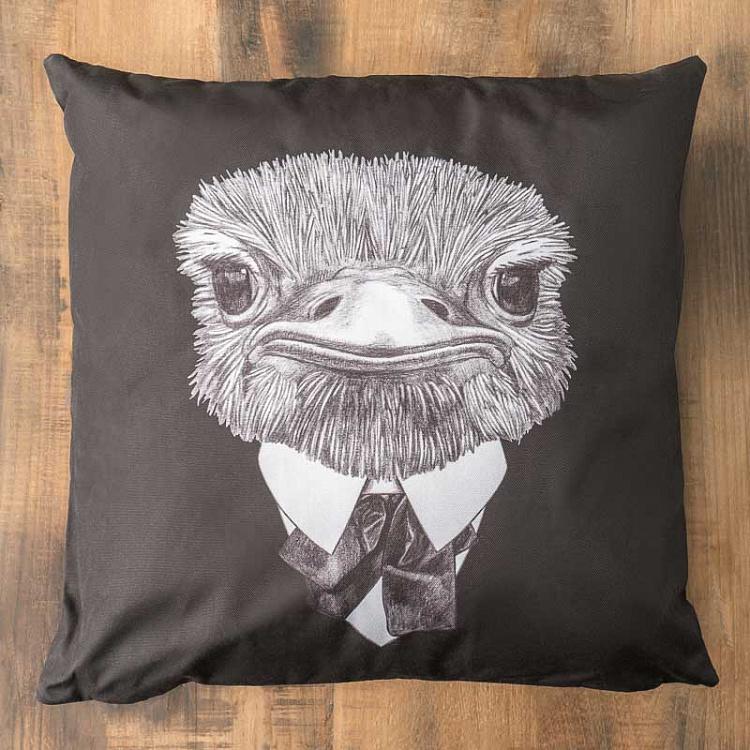 Декоративная подушка Страус Cushion Ostrich