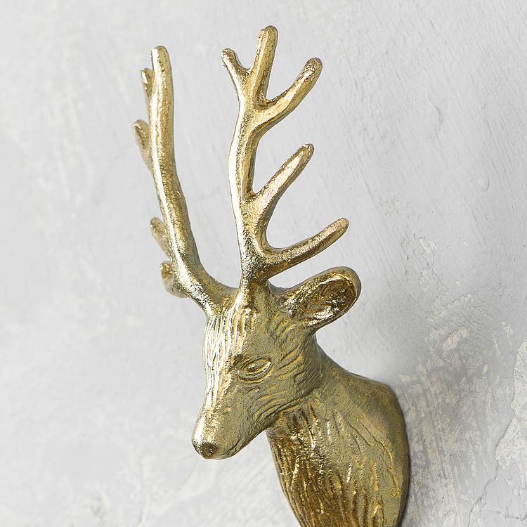 Крючок Олень золотистого цвета Gold Stag Deer Hook