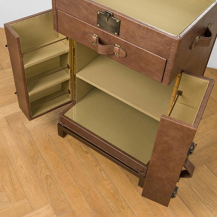 Барный шкаф-сундук Вояж Voyage Chest Sideboard RM