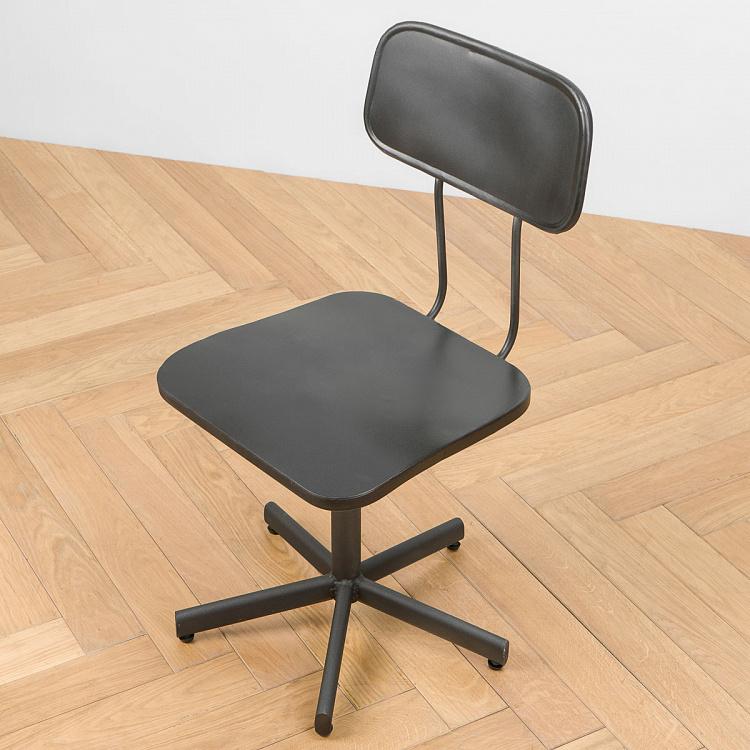 Чёрный крутящийся стул Black Swivel Chair