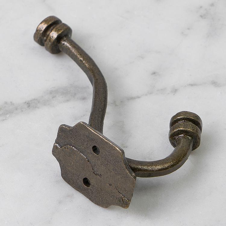 Двухрожковый чугунный крючок Симпл Simple Cast Iron Hook