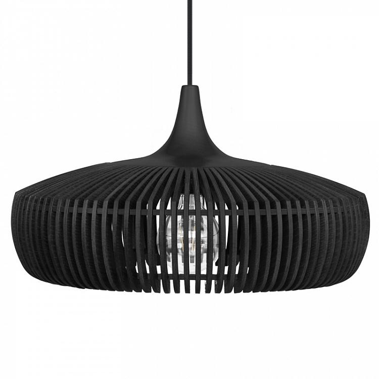 Подвесной светильник Клейва Дайн Вуд на чёрном проводе Clava Dine Wood With Black Cord