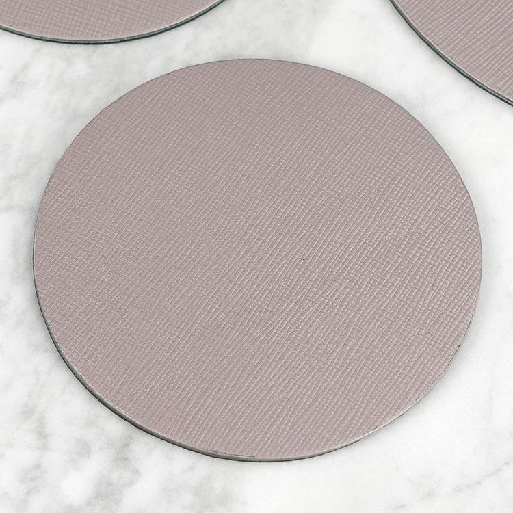 Набор из пяти круглых подставок под стаканы и чайник Set Of 5 Round Coasters