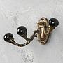 Крючок Ceramic Knob Triple Rope Hook Black