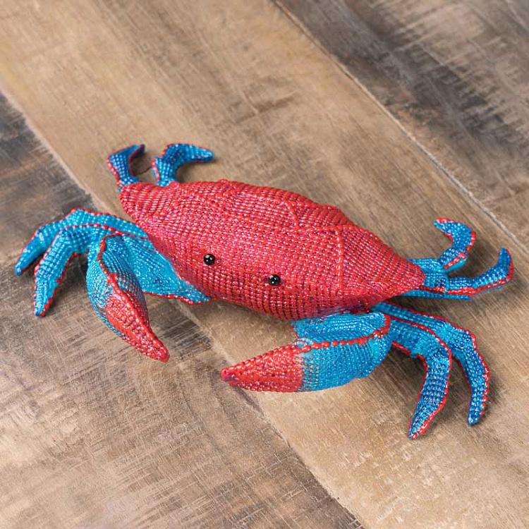 Статуэтка красно-синий Краб Blue And Red Crab