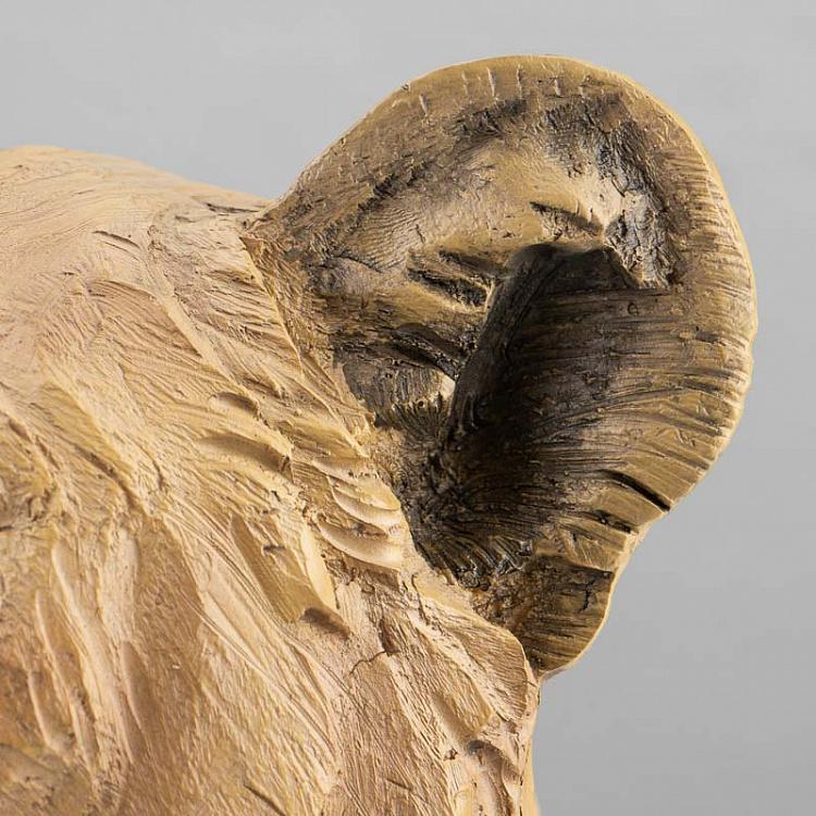 Статуэтка на подставке Голова львицы Lioness Head On Stand