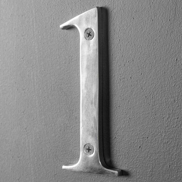 Металлическая цифра 1 Number 1