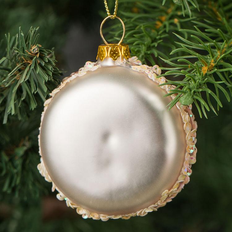 Набор из шести ёлочных игрушек в коробке Макарони Set Of 6 Glass Macarons In Box 5,5 cm