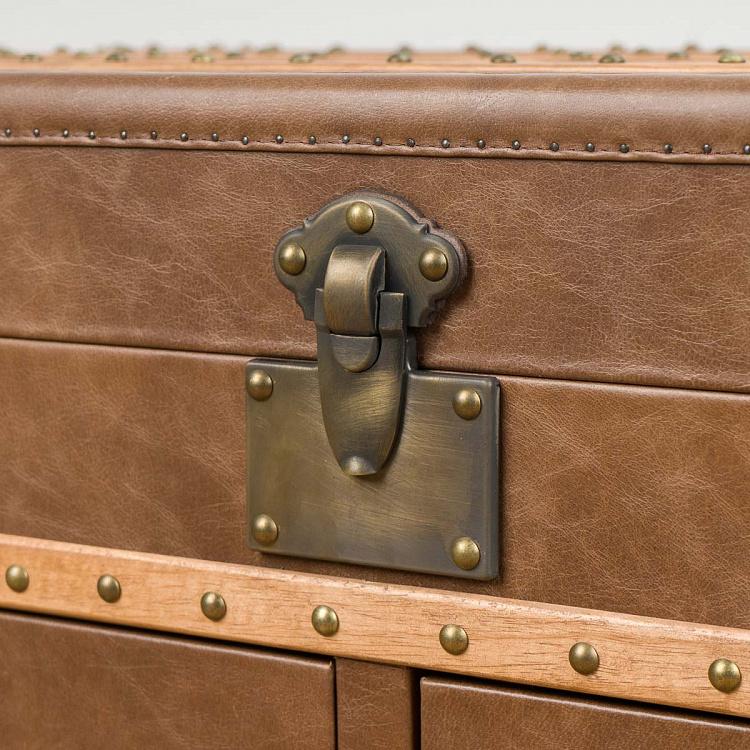 Журнальный стол-сундук Пилигрим, светлое основание Piligrim Coffee Table, Light Wood RM