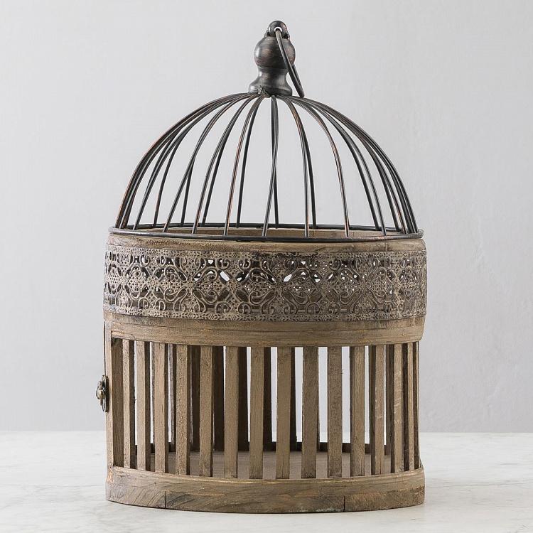 Клетка для птицы из дерева и металла Валанс Valence Wood And Iron Cage