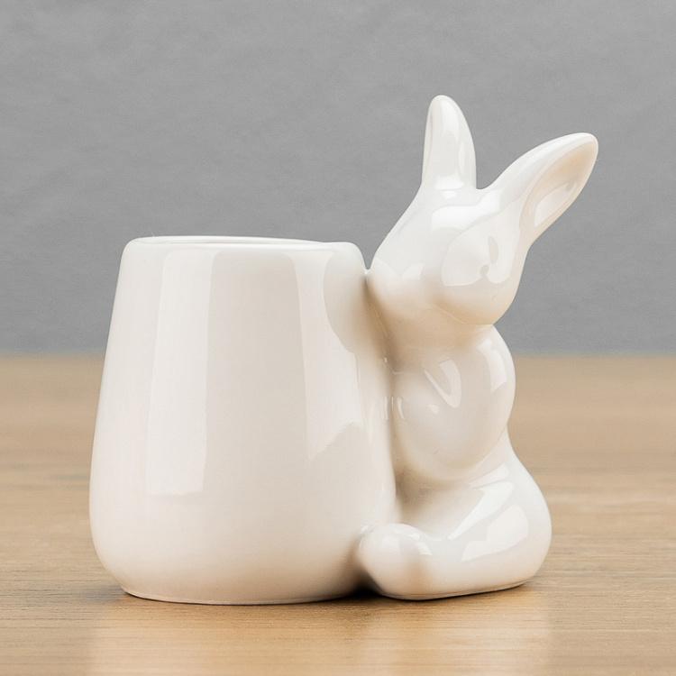 Стакан для ватных палочек с кроликом Rabbit Earstick Glass