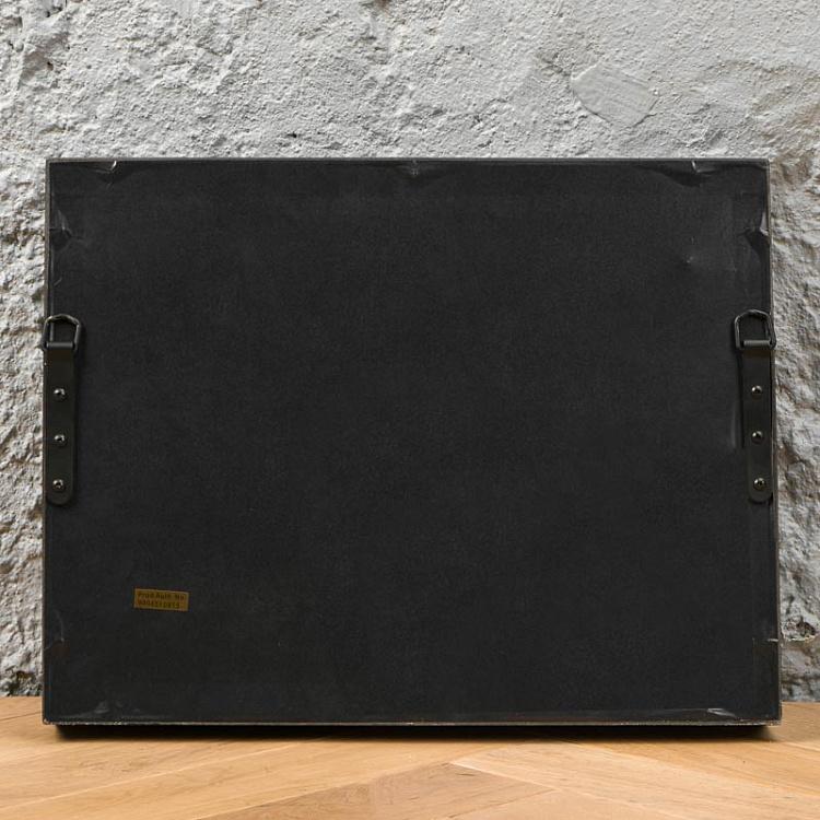 Флаг Турции за стеклом в раме, мини Shadow Box Flag Turkey Mini