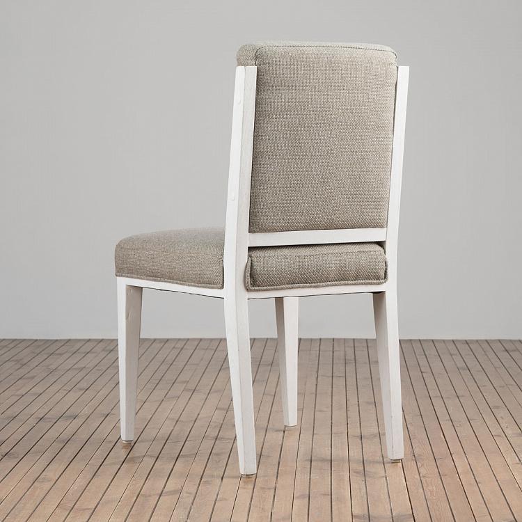 Обеденный стул 17, белые ножки 17 Dining Chair, White Wood