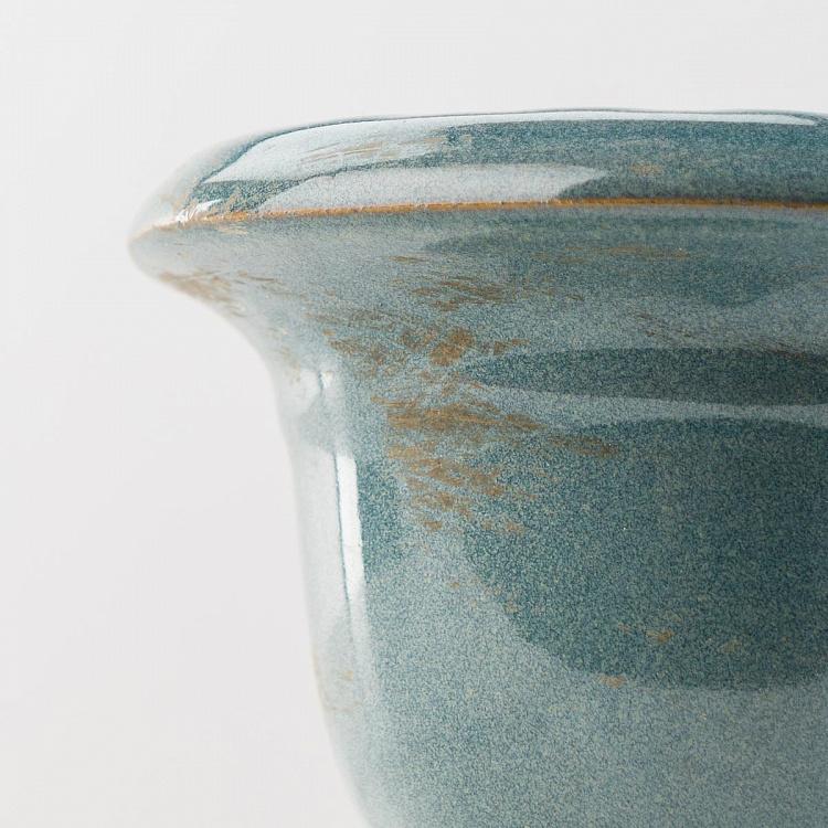 Серо-голубая мини-ваза Медичи, S Medicis Vase Grey Blue Small