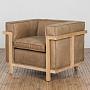 Кресло F284 Cobblewood 1 Seater With Reverse Stitch