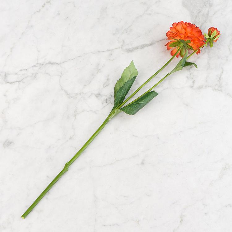 Искусственный георгин оранжевый Dahlia Orange 48 cm