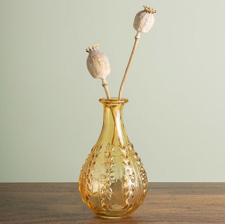 Янтарная мини-ваза Вьюнок Liseron Vase Amber Small