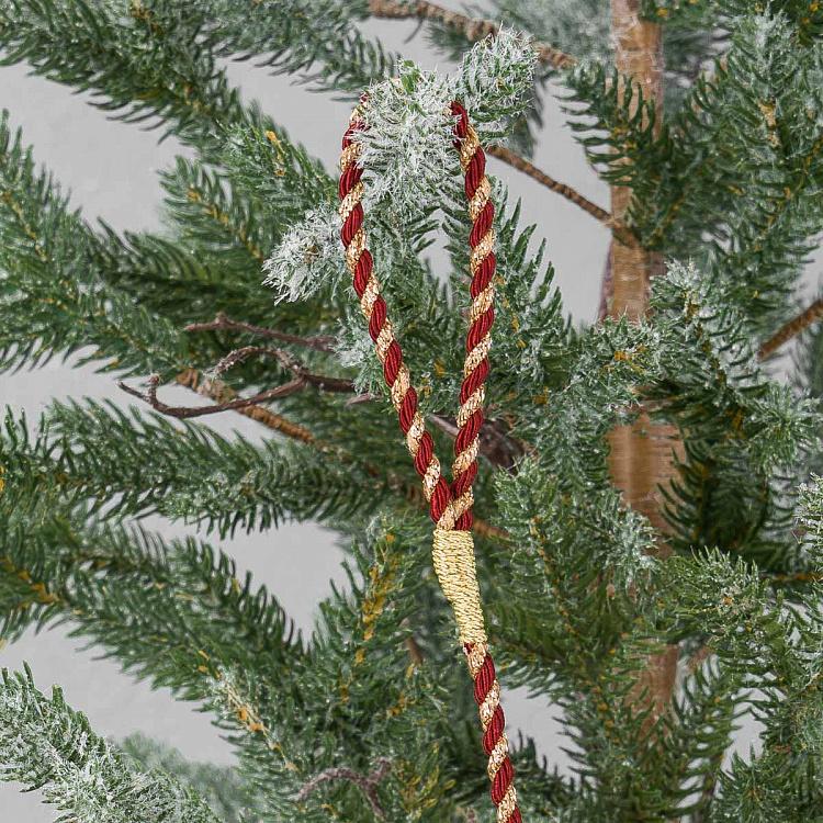 Гирлянда с бусинами и красными шарами Beads Garland Red 180 cm