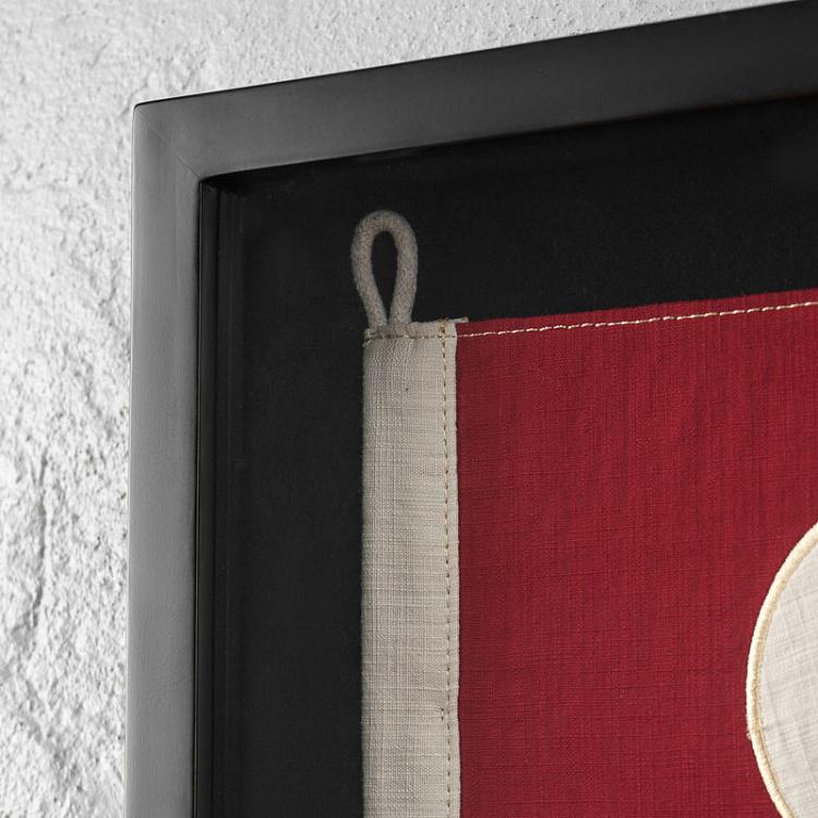 Флаг Турции за стеклом в раме, мини Shadow Box Flag Turkey Mini