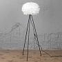 Торшер на треноге Eos Floor Lamp With Black Tripod Medium