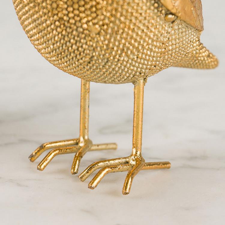 Набор из двух статуэток Золотые королевские птицы Set Of 2 Figurines Royal Bird Gold Red