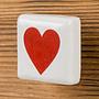 Мебельная ручка Heart Playing Cards Ceramic Knob