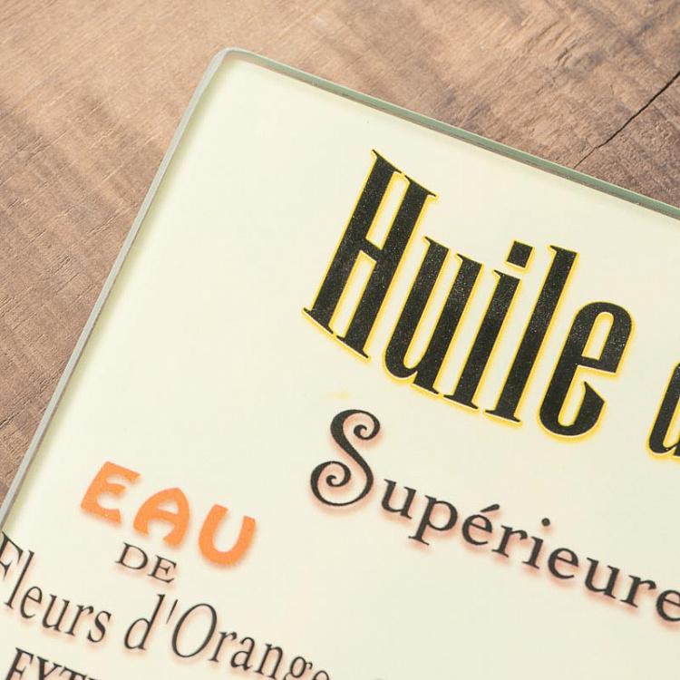 Подставка под горячее Оливковое масло Huile D'Olive Trivet Glass