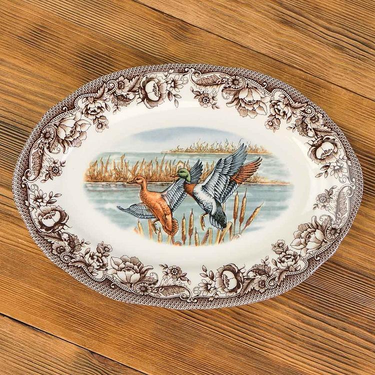 Овальная сервировочная тарелка Волшебная роща, M Haydon Grove Oval Serving Plate Medium