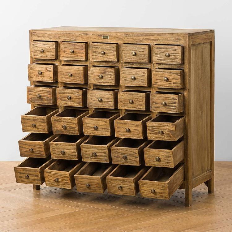Комод с тридцатью ящиками Мерсери Mercerie Sideboard With 30 Drawers