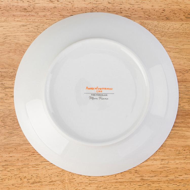 Набор из трёх тарелок Коричневая луна Set Of 3 Plates Moon Brown