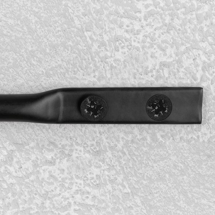 Держатель для шторы Готика флёр чёрный Gothic Fleur De Lis Curtains Holder Black