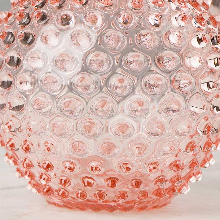 Дымчато-розовый кувшин Диамант Pitcher Hobnail Sweet Pink Large