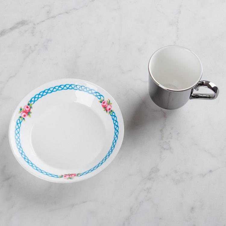 Кофейная пара Reflect Minton платина Reflect Minton Platinum